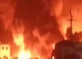Fire in Car Showroom