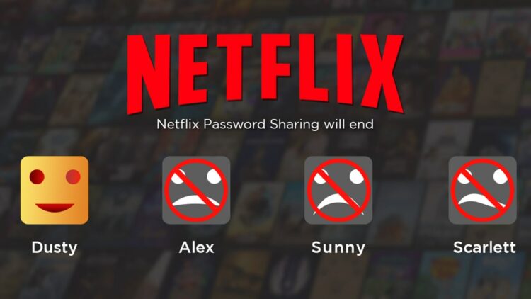Netflix password sharing