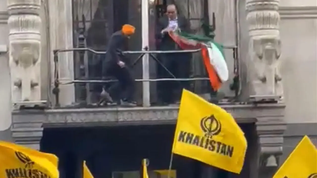 Khalistani Protestors Pulled Down Indian Flag