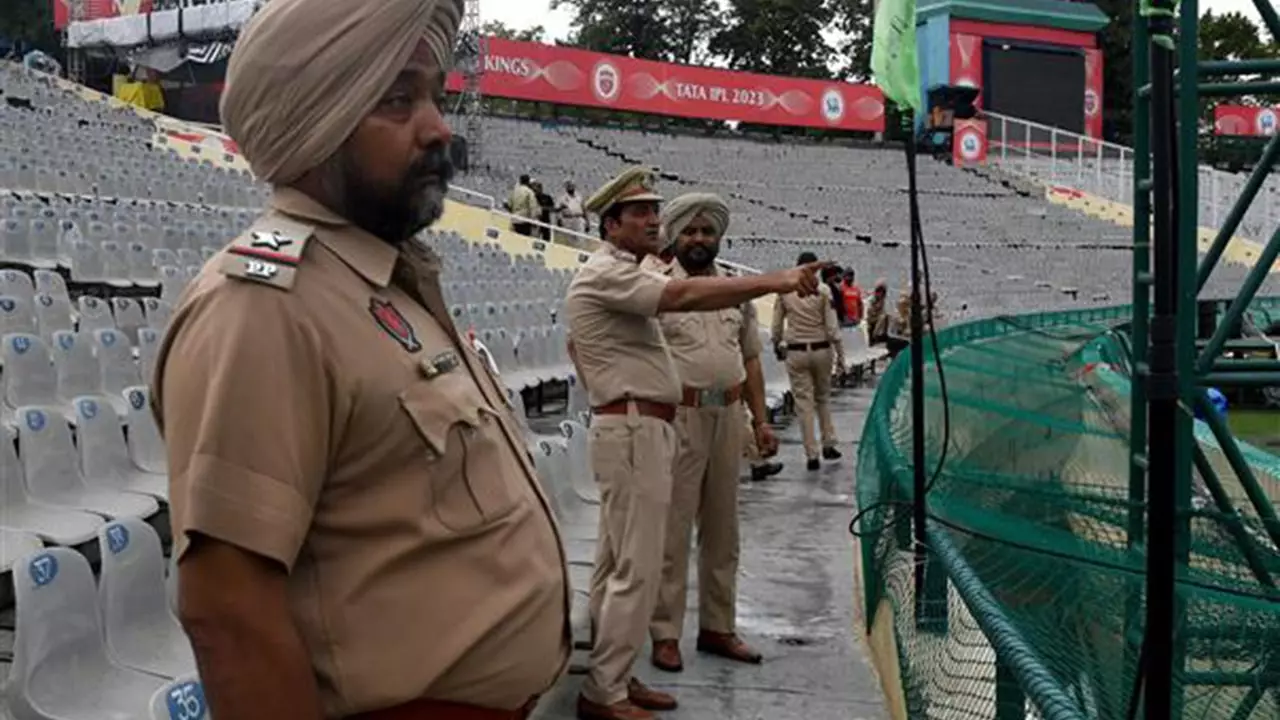 Security At IPL Mohali Match