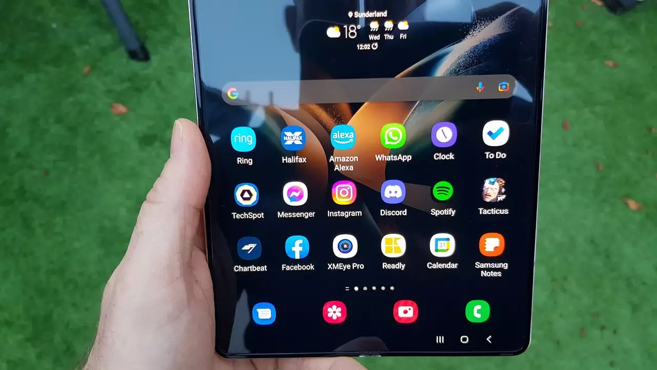 First Foldable Smartphone