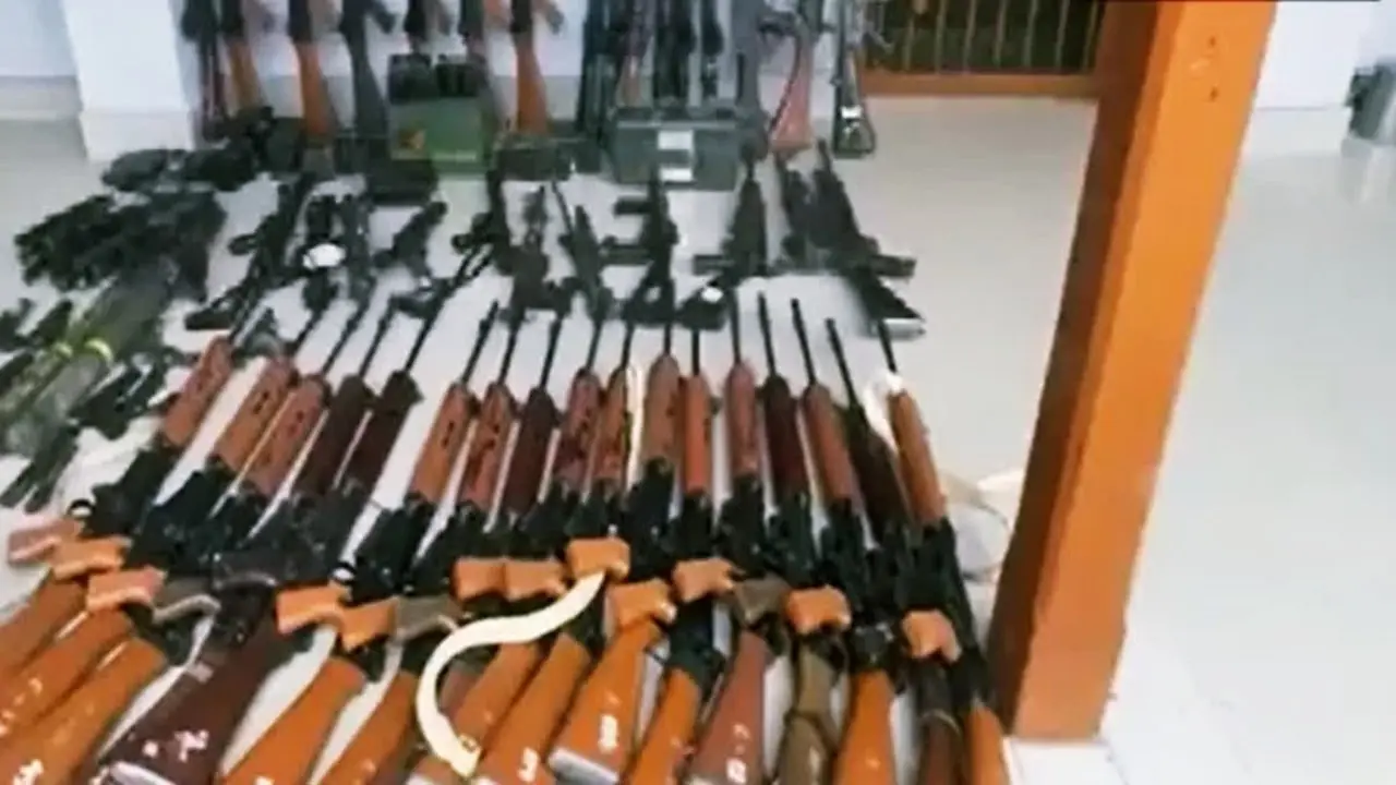 140 Weapons Surrendered in Manipur