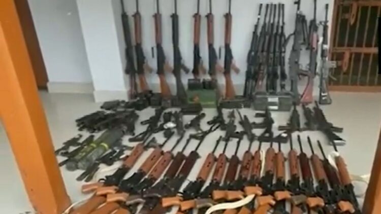 140 Weapons Surrendered in Manipur
