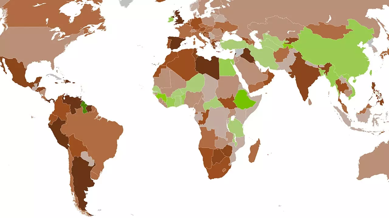 Countries Hit by Recession