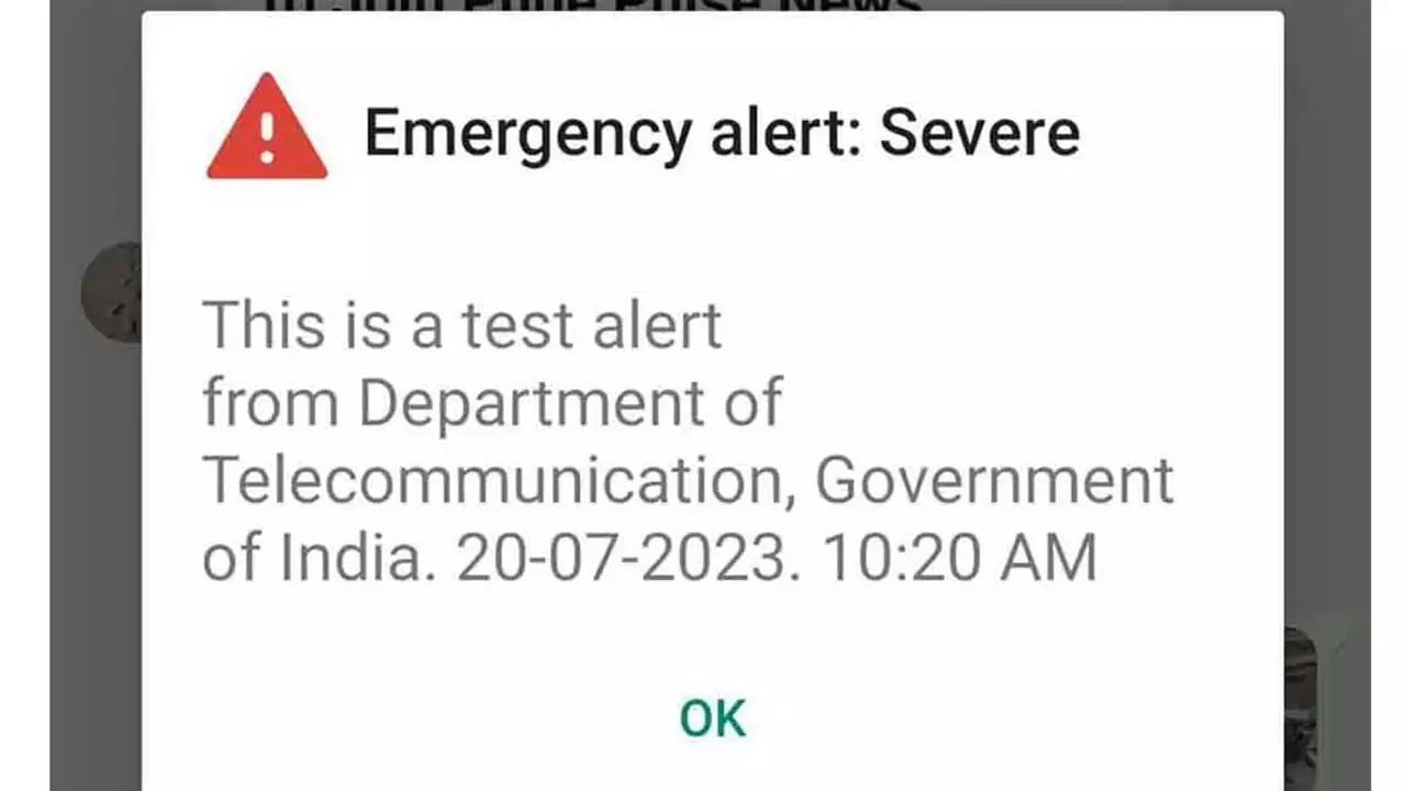 Government's Test Emergency Alert System