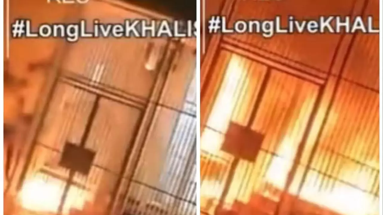 Indian Consulate in San Francisco Set on Fire by Khalistani Supporters