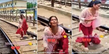 Railway Station Social Media Stunt