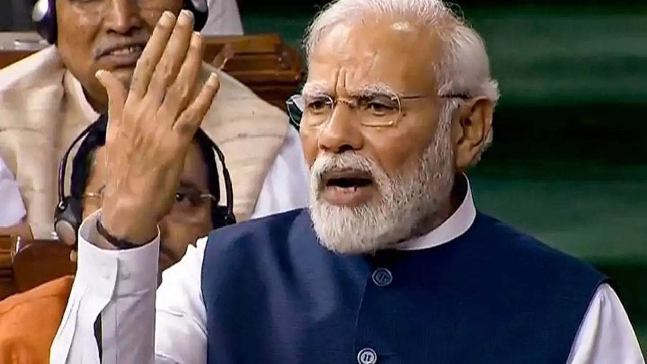 PM Modi's Speech On No Confidence Motion