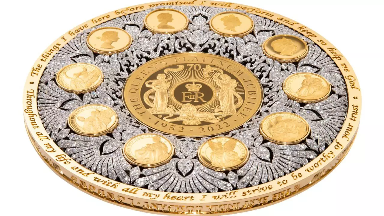 A giant $23 Million Coin for Queen Elizabeth II