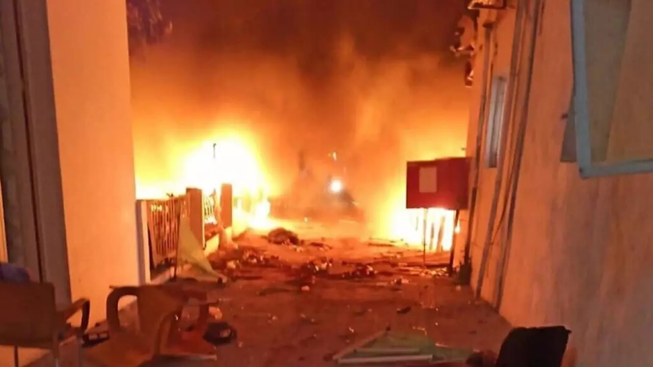 Gaza Hospital Explosion