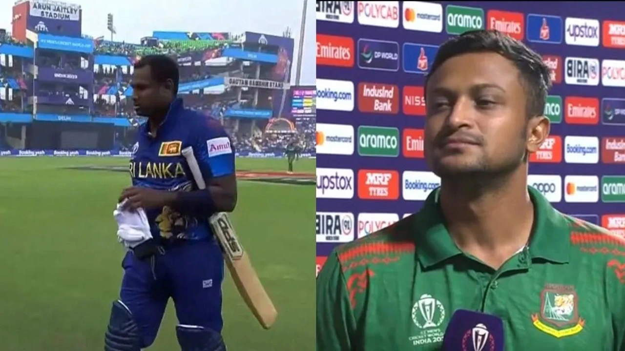 Angelo Mathews vs Shakib Al Hasan