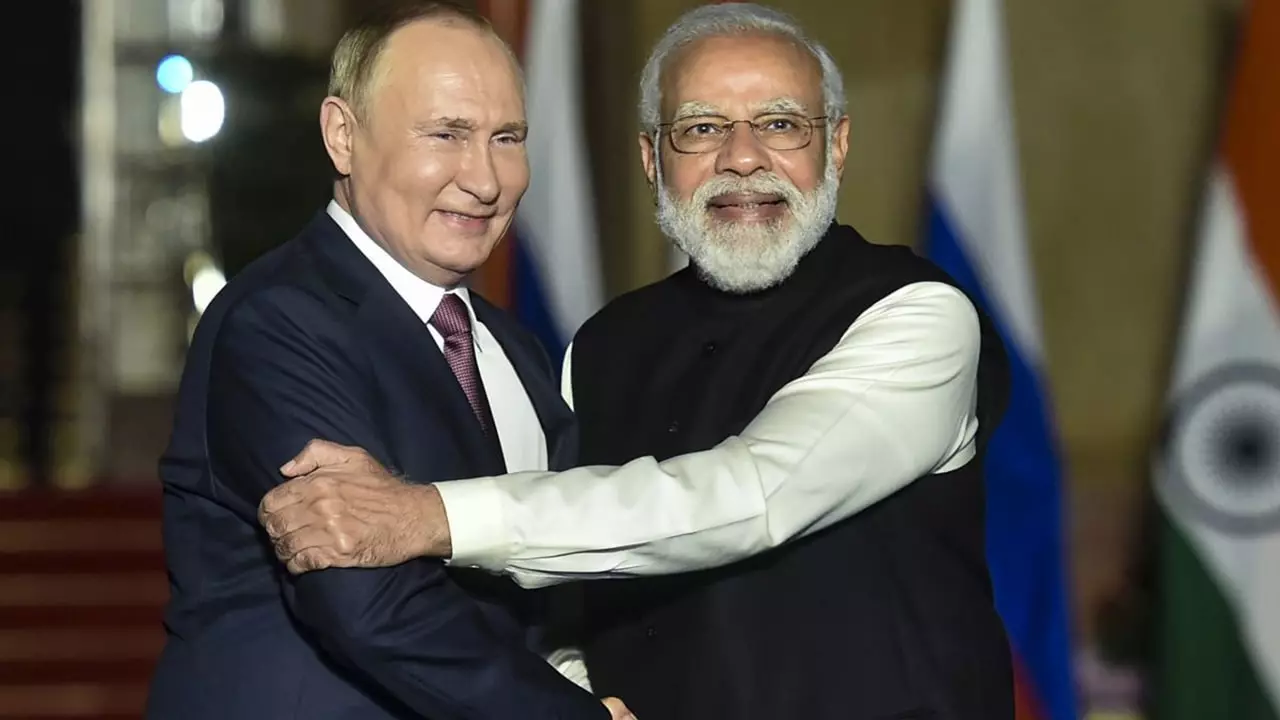 Putin praising PM Modi