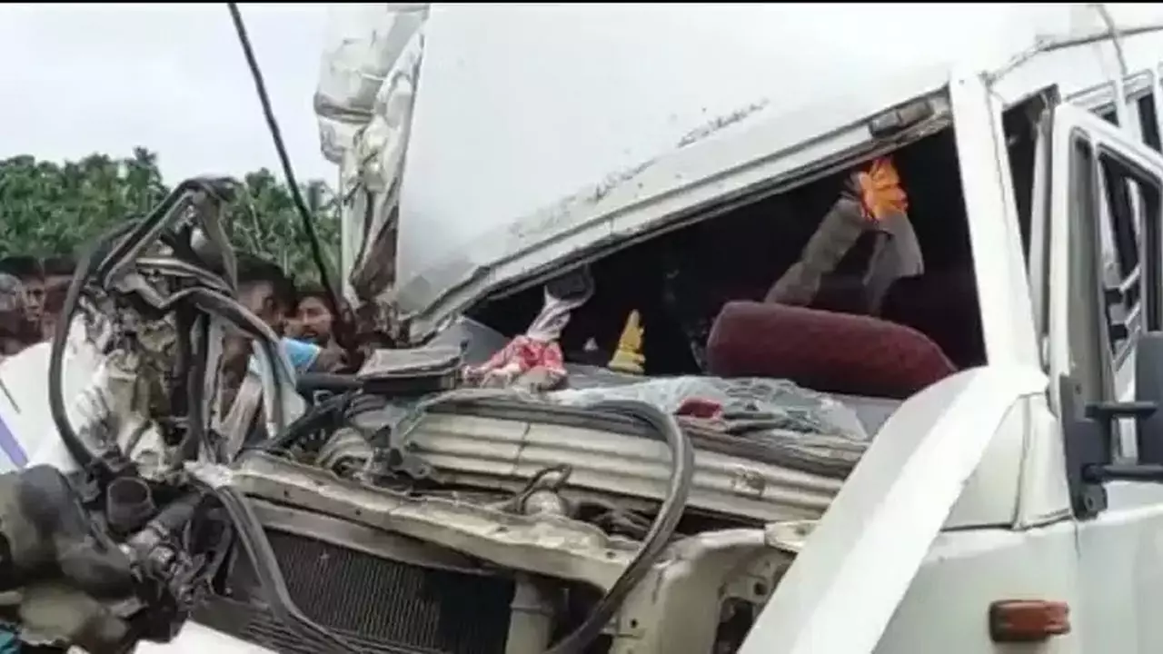 Assam Bus-Truck Road Collision 