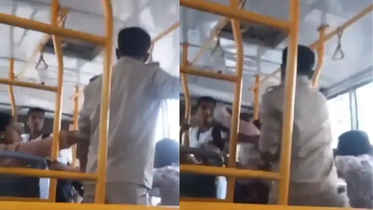 Bus Conductor Physically Attacks Female Passenger