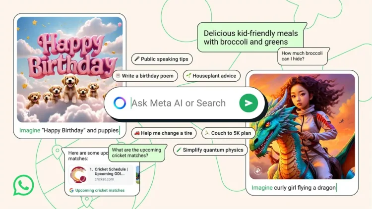 Meta AI features on WhatsApp