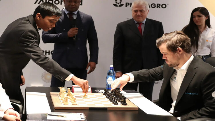 R Praggnanandhaa Wins Over Magnus Carlsen