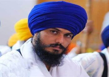 Amritpal Singh 21,000 Vote Lead in Khadoor Sahib