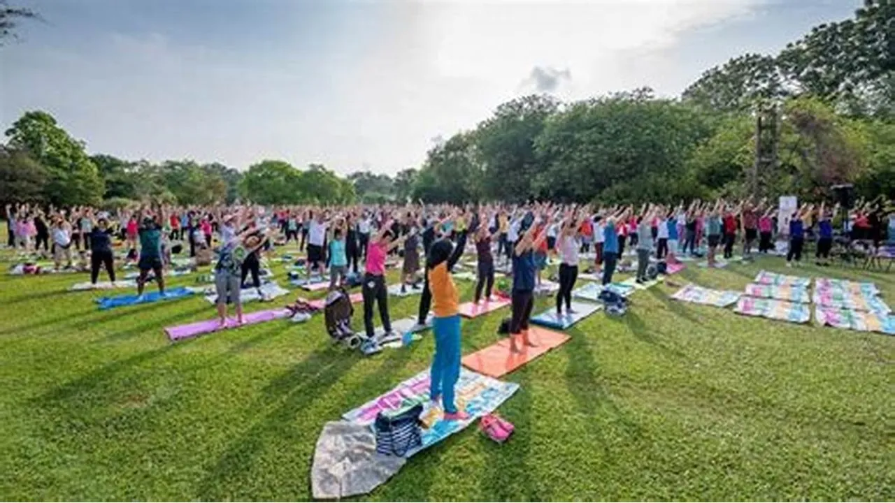 Indian Embassy Hosts Yoga Session For International Day Of Yoga