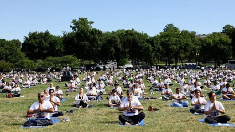 Indian Embassy Hosts Yoga Session For International Day Of Yoga
