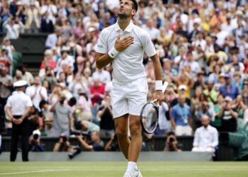 Novak Djokovic Defeats Jordan Thompson at Wimbledon