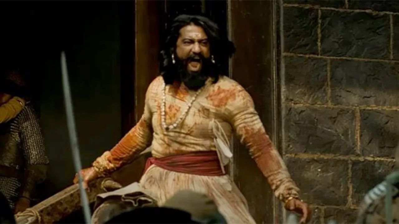 Vicky Kaushal brings Sambhaji Maharaj to life.