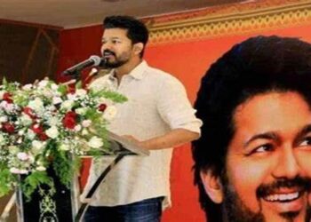 Vijay launches Tamizhaga Vetri Kazhagam Party Flag