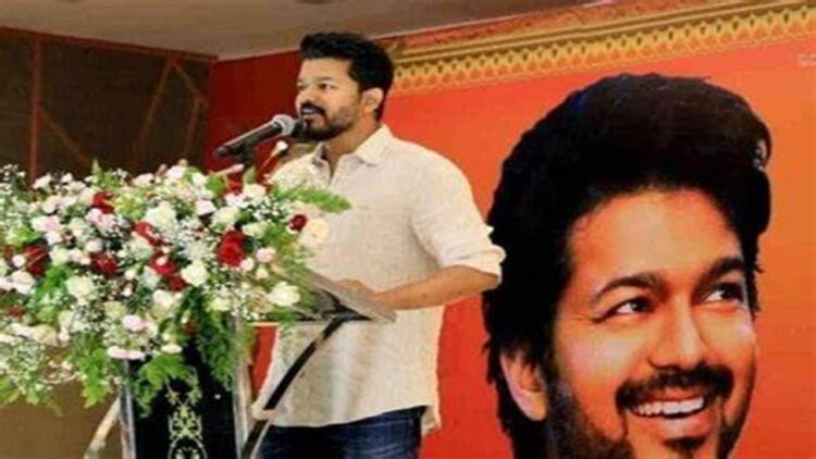 Vijay launches Tamizhaga Vetri Kazhagam Party Flag