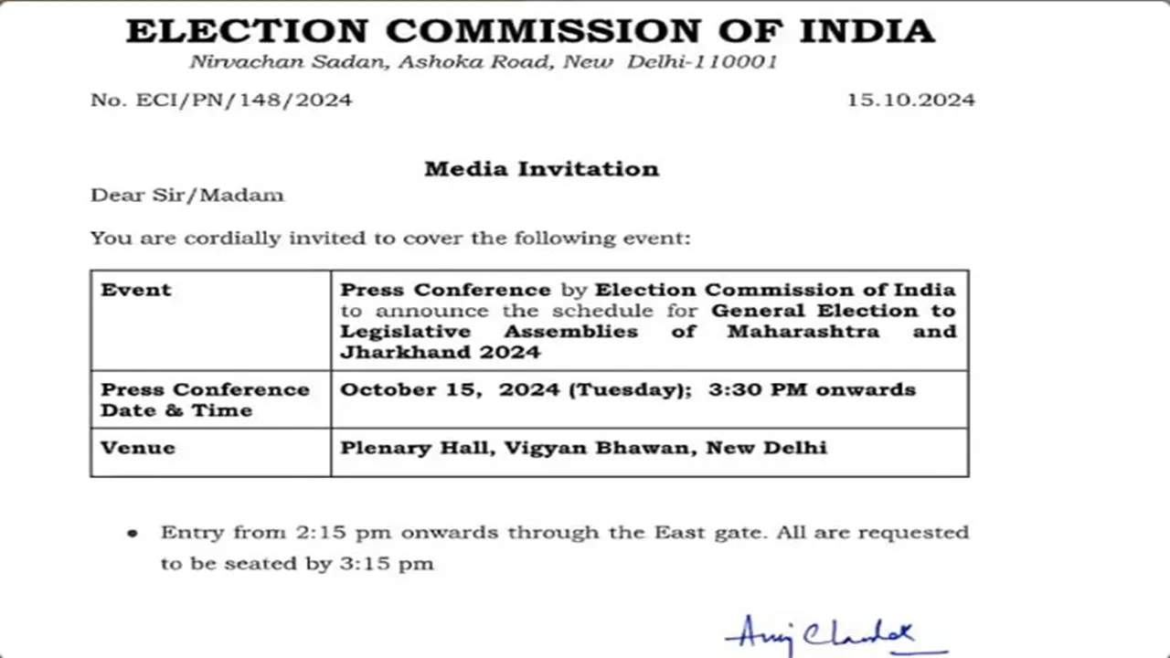 Election Commission of India announces poll dates