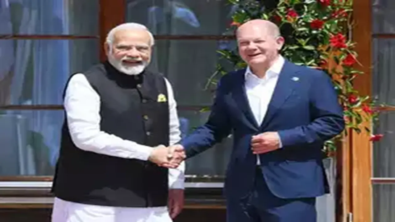 German Chancellor Olaf Scholz Meets PM Modi in Delhi