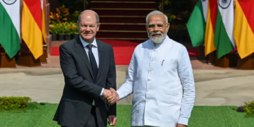 German Chancellor Olaf Scholz Meets PM Modi in Delhi