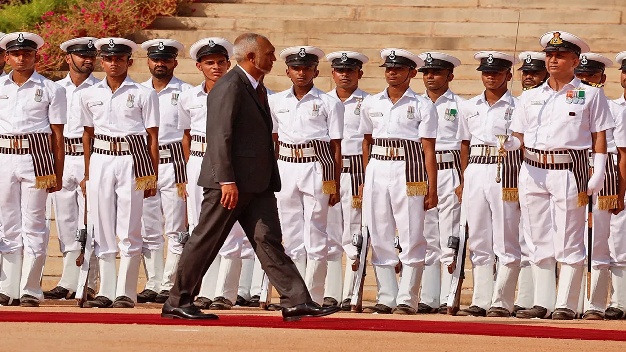 Mohamed Muizzu Receives Grand Indian Welcome