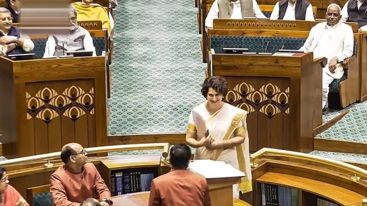 Historic Win Priyanka Gandhi Joins Lok Sabha