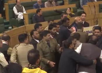 Jammu and Kashmir Assembly MLAs clash over resolution