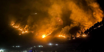 Massive Forest Fire Ravages Kullu Forests